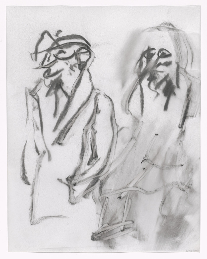 Unused preparatory drawing for In Memory of My Feelings