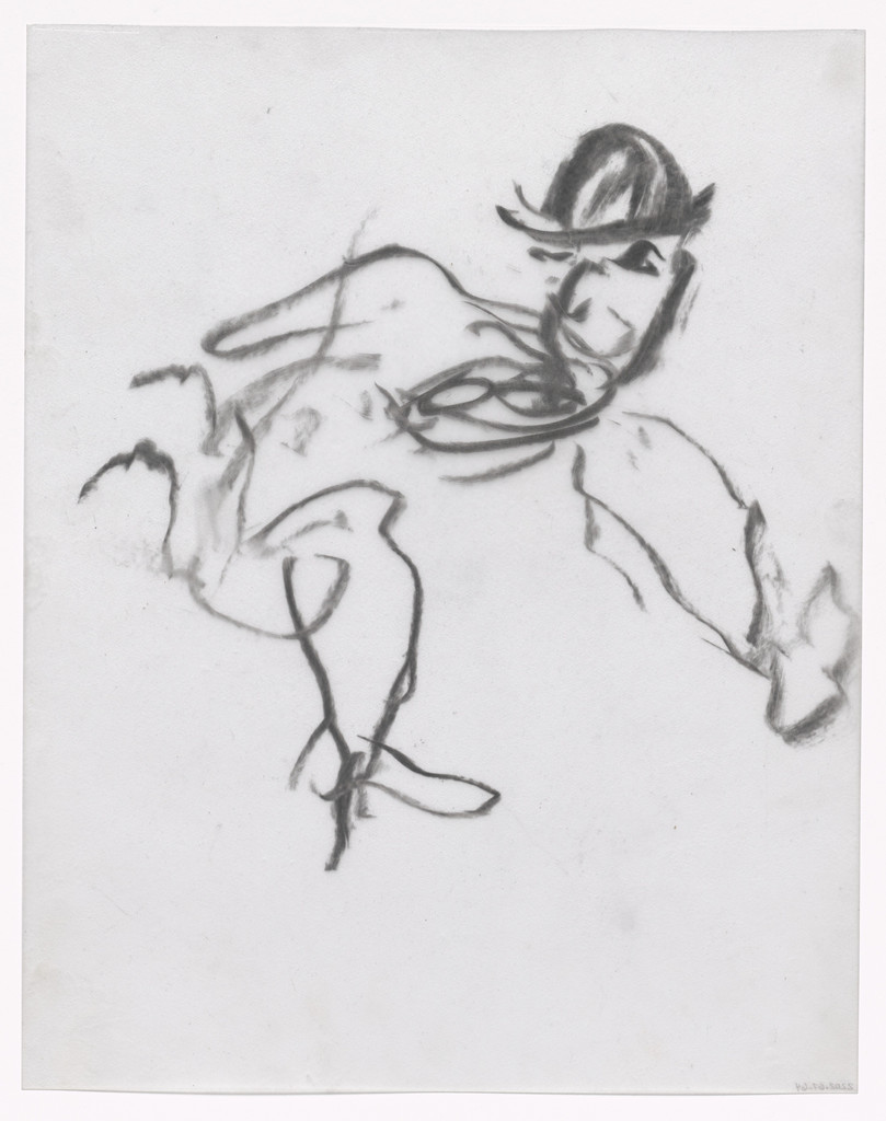 Unused preparatory drawing for In Memory of My Feelings