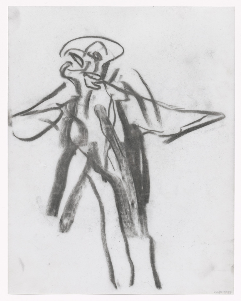 Unused preparatory drawing for In Memory of My Feelings