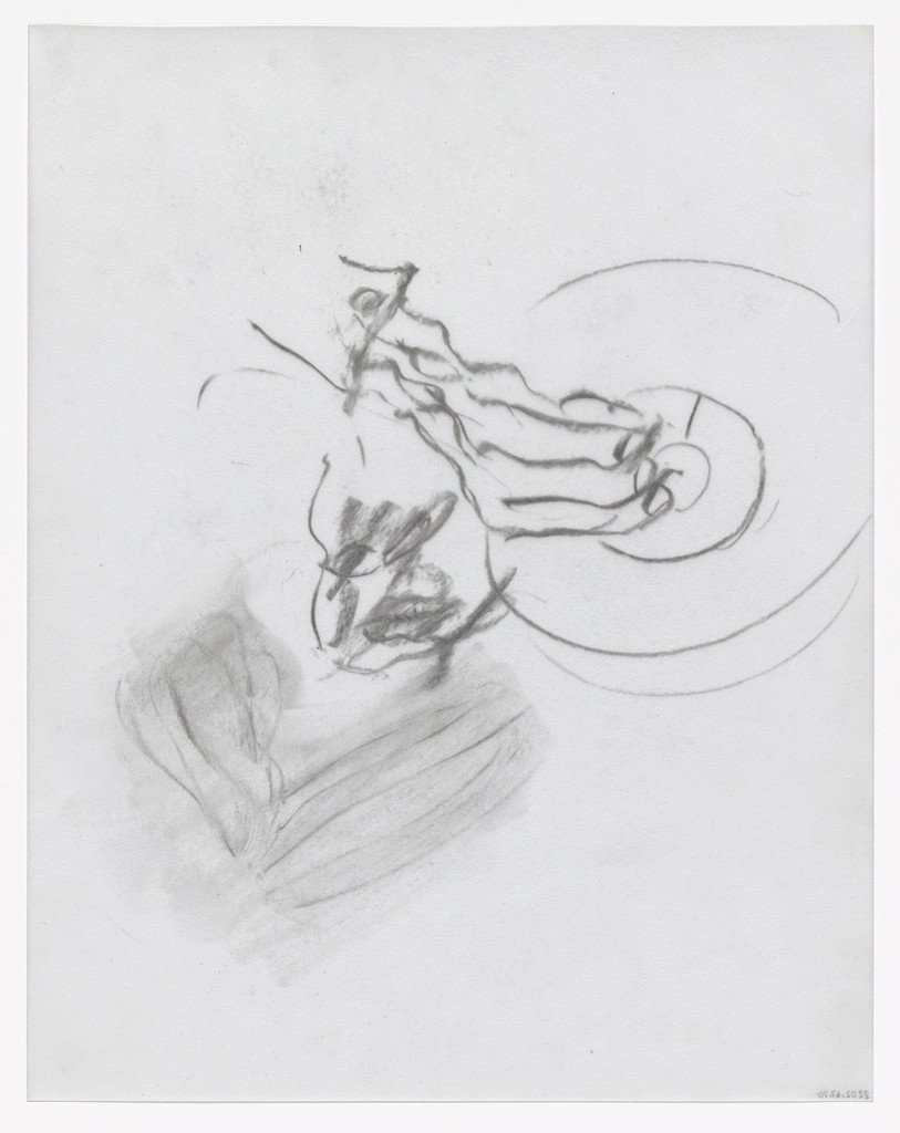 Unused preparatory drawing for In Memory of My Feelings
