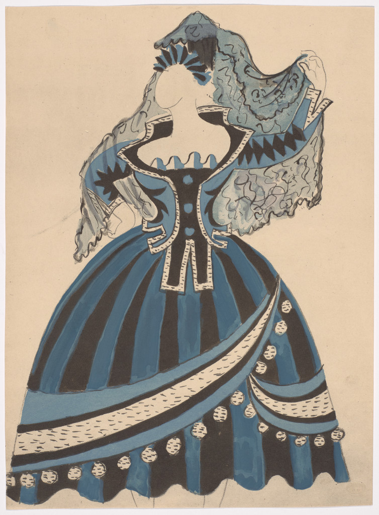 Costume design for the ballet Le Tricorne