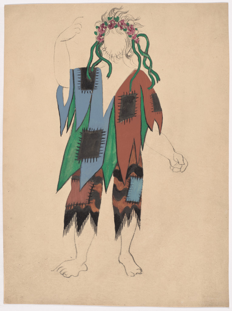 Costume design for the ballet Le Tricorne