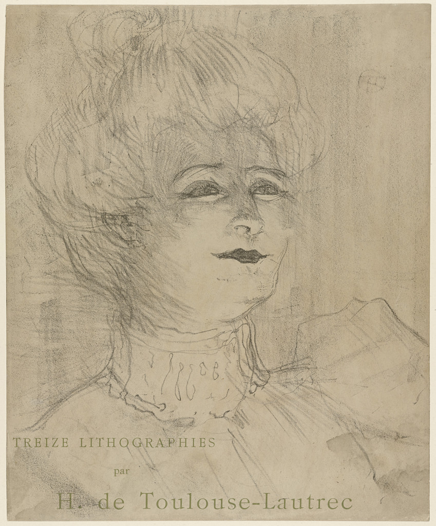 Marie-Louise Marsy from Portraits of Actors and Actresses: Thirteen Lithographs (Portraits d'Acteurs & Actrices: Treize Lithographies)
