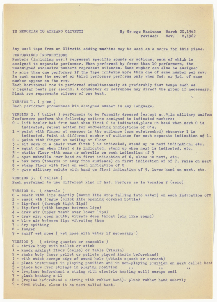 In Memoriam to Adriano Olivetti Versions 1-5