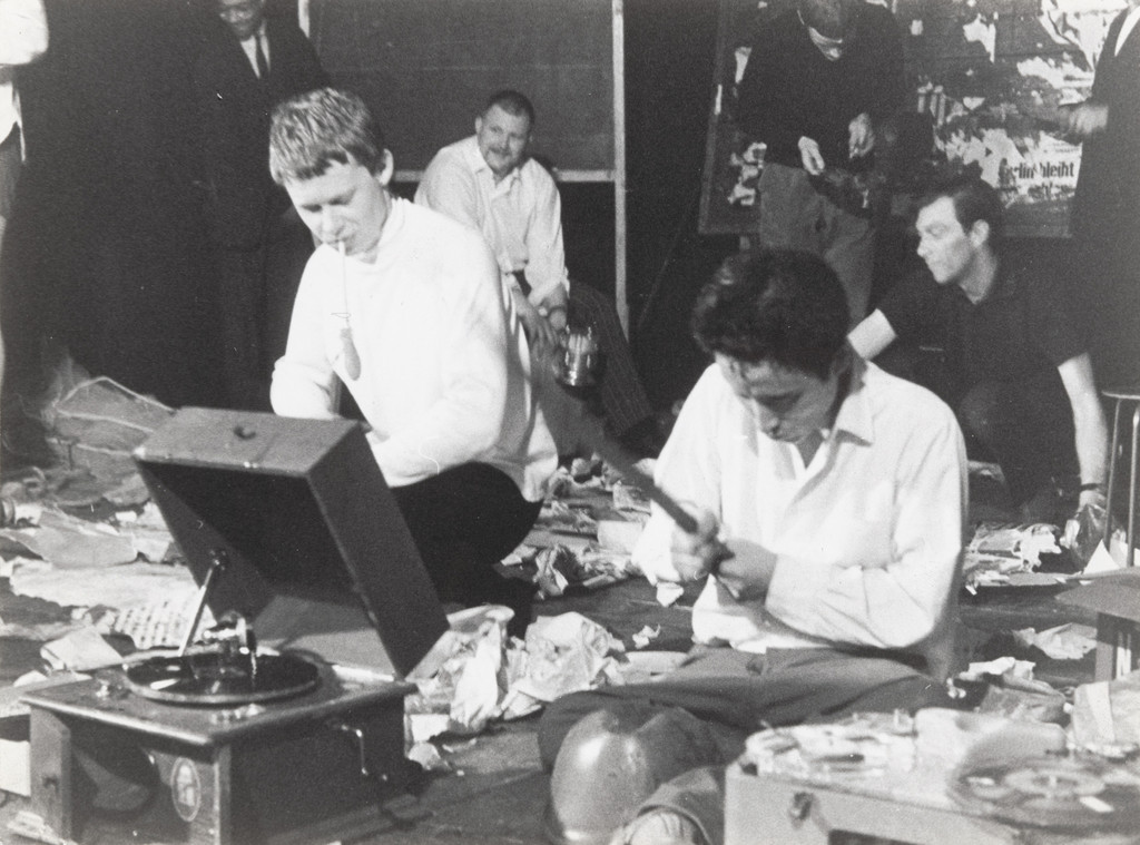 Simultaneous Performances, performed during Neo-Dada in der Musik, Kammerspiele, Düsseldorf, June 16, 1962
