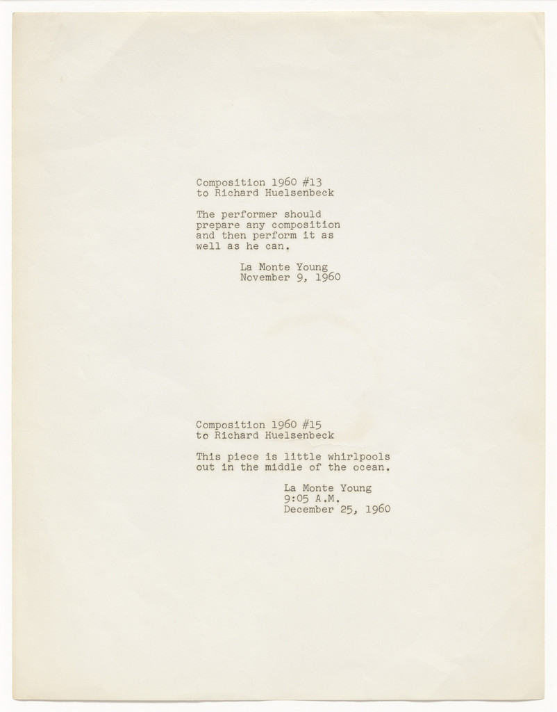 Composition 1960 #13 to Richard Huelsenbeck and Composition 1960 #15 to Richard Huelsenbeck