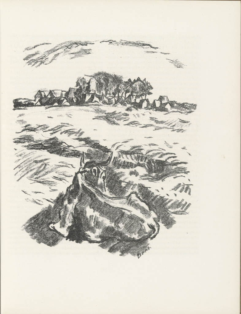 Untitled (plate, page 23) from the periodical Münchner Blätter für Dichtung und Graphik, vol. 1, no. 2 (February 1919)