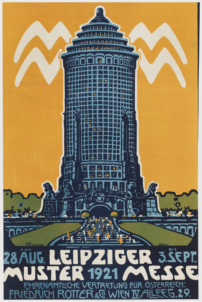 Leipziger Mustermesse (Poster for a Leipzig trade fair)