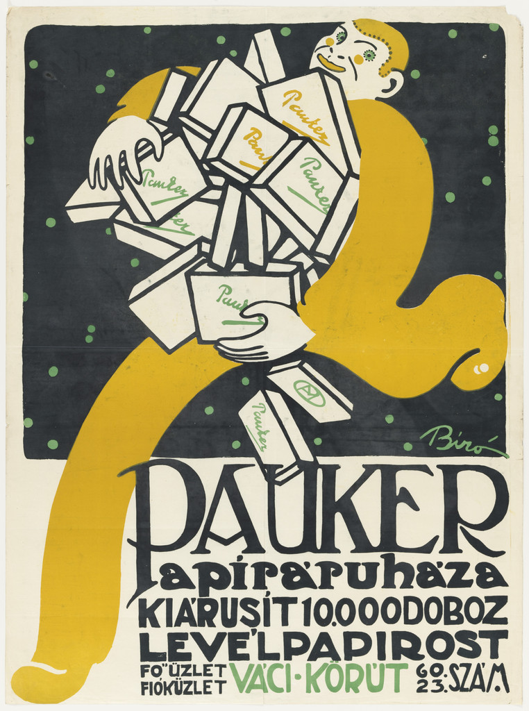 Pauker (Poster advertising paper products)