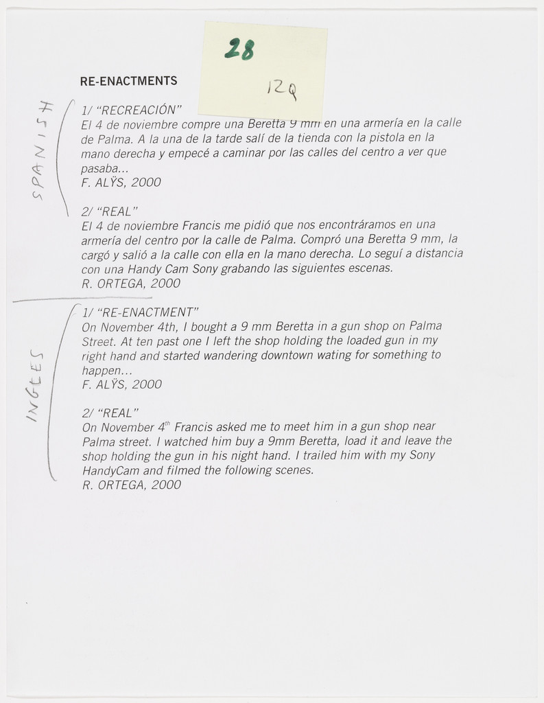 Untitled, Re-enactments