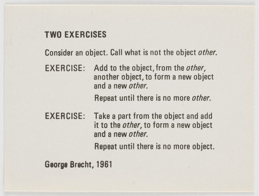 Two Exercises