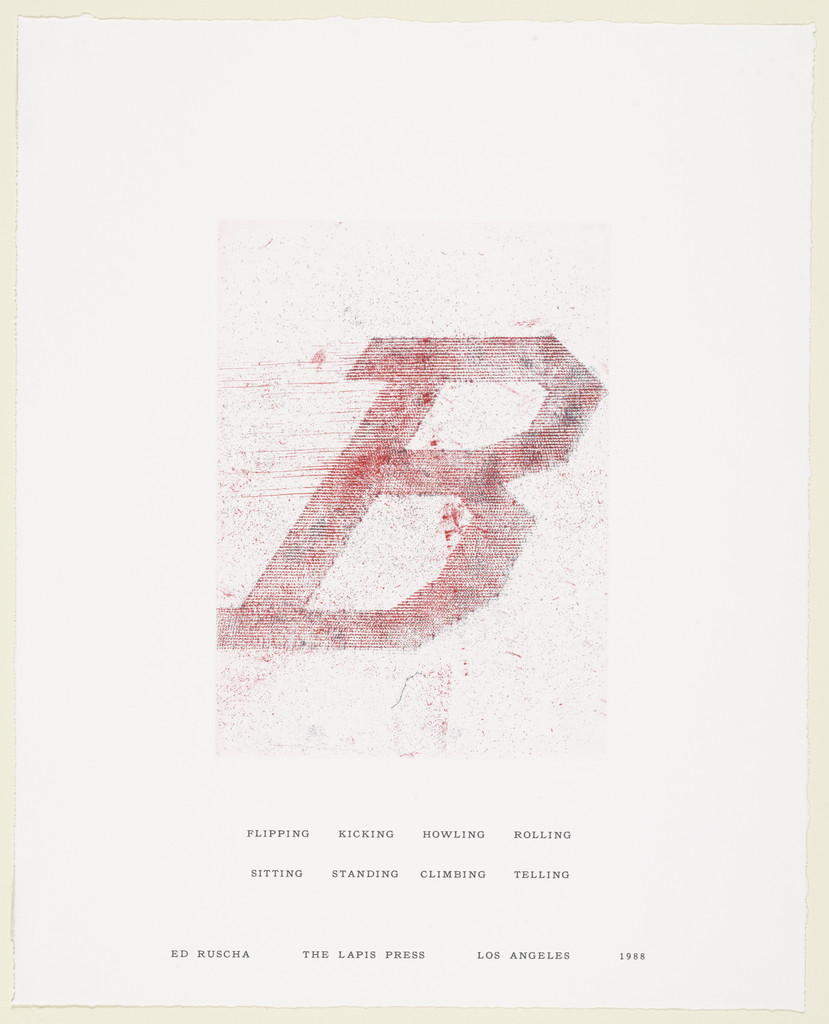 B (broadside announcement) from Flipping Kicking Howling Rolling Sitting Standing Climbing Telling