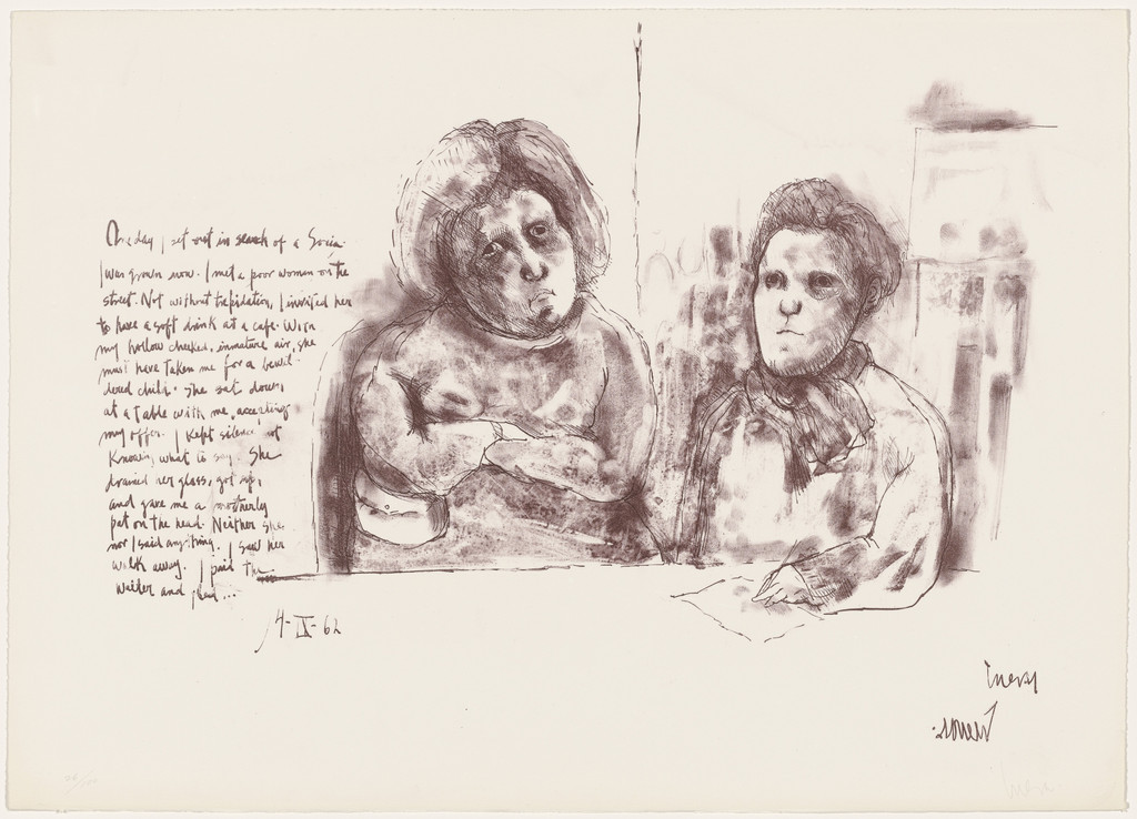 In-text plate (folio 11) from Recollections of Childhood