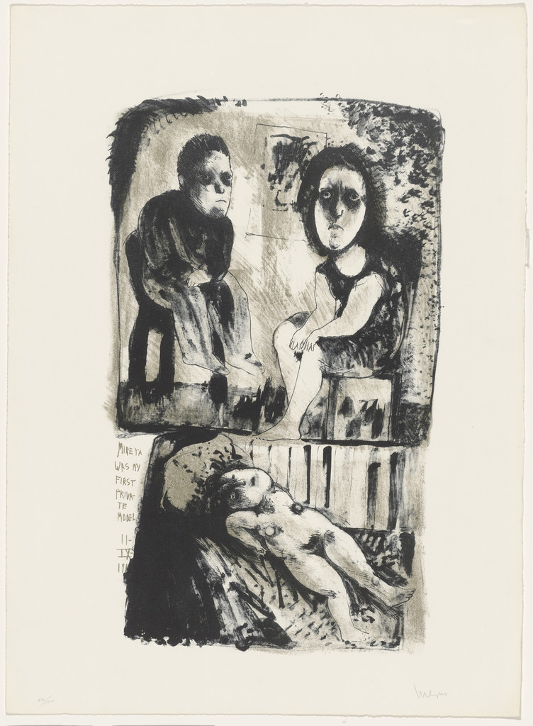 In-text plate (folio 12) from Recollections of Childhood