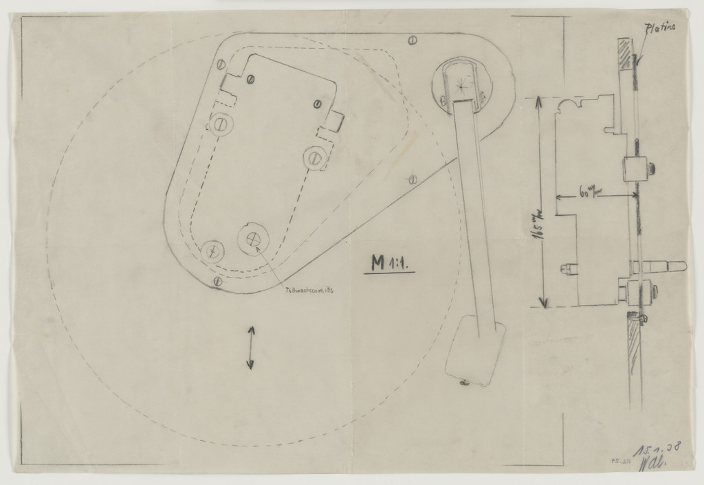 Design for Telefunken Record Player, Sections