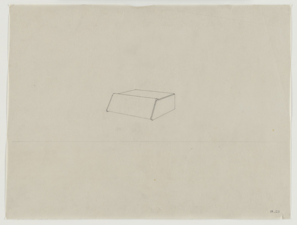 Design for Telefunken Record Player, Perspective