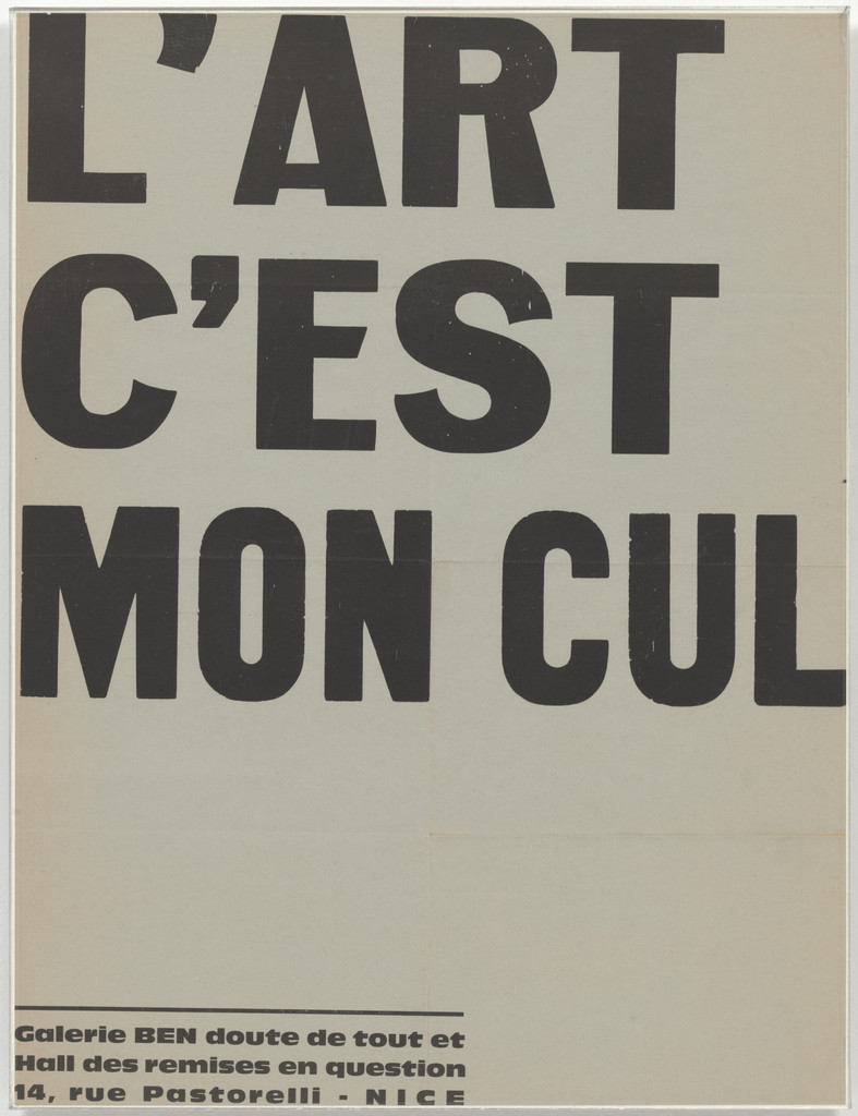 L'Art c'est mon cul