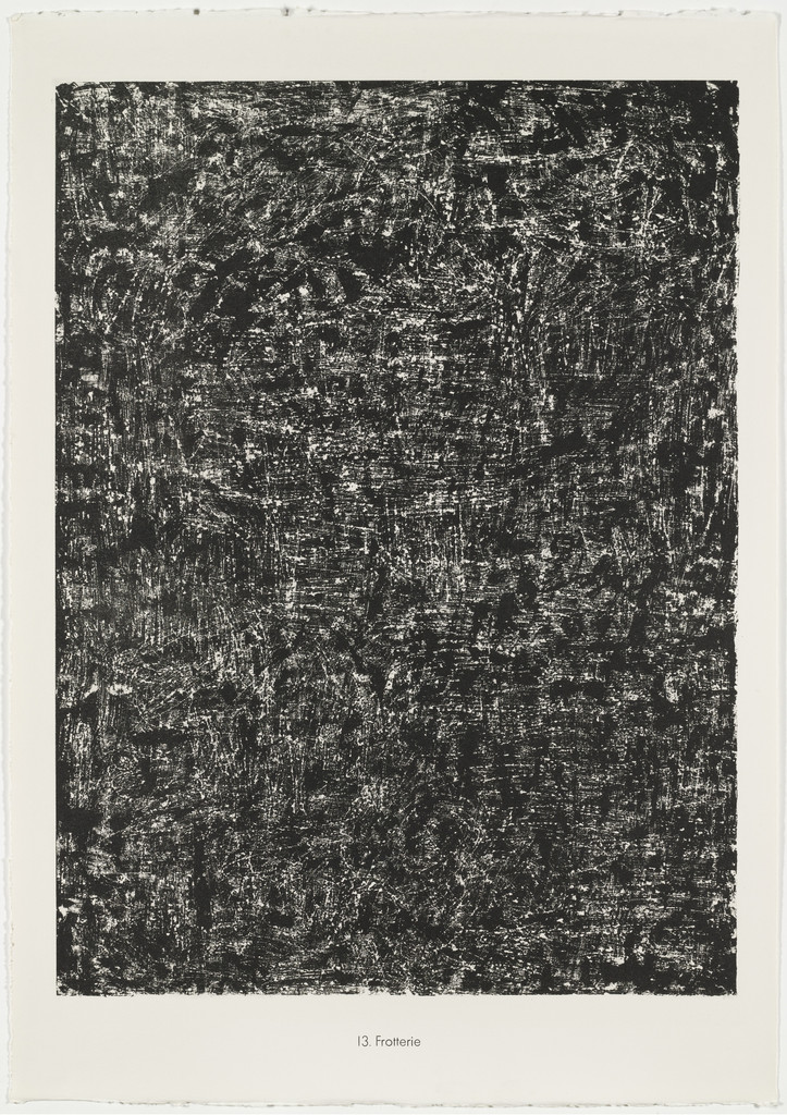 Rubbing (Frotterie) from the portfolio Scrap Plates II (Planches de rebut II) from Phenomena (Les Phénomènes)