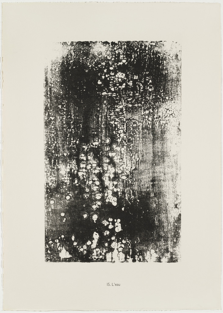 Water (L'Eau) from the portfolio Continuation of Inventory (Suite d'inventaire) from Phenomena (Les Phénomènes)