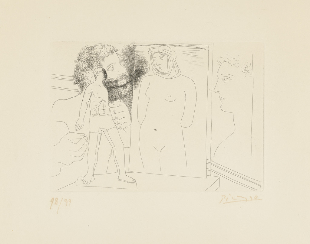Sculptor with Sculpture and Other Works (Sculpteur avec sculpture et d'autres oeuvres)