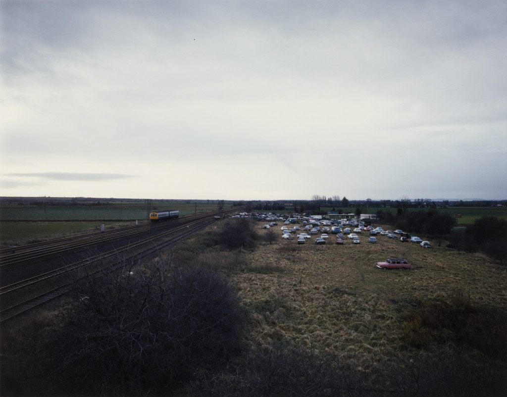 Train and Cars, Biggleswade, Bedfordshire from the portfolio A1: The Great North Road