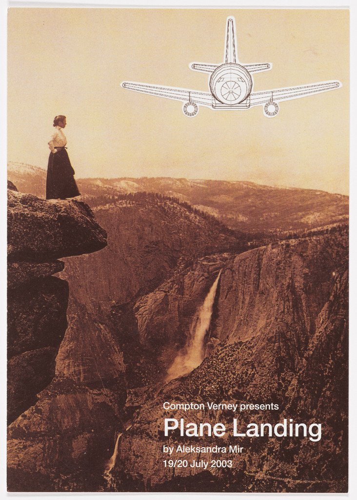 Promotional material for Plane Landing, Compton Verney, Warwickshire, UK, July 19–20, 2003