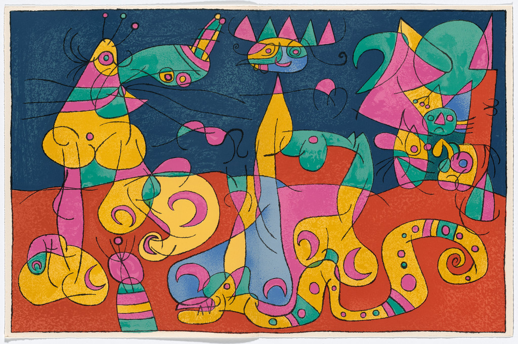 Double page plate (between pages 36 and 37) from King Ubu (Ubu Roi)