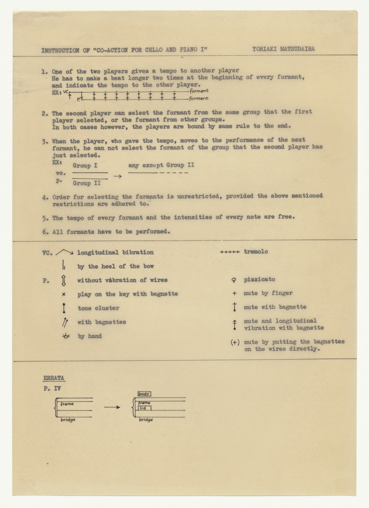 Untitled from Co-Action for Cello and Piano I