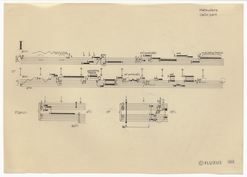 Cello Part I from Co-Action for Cello and Piano I