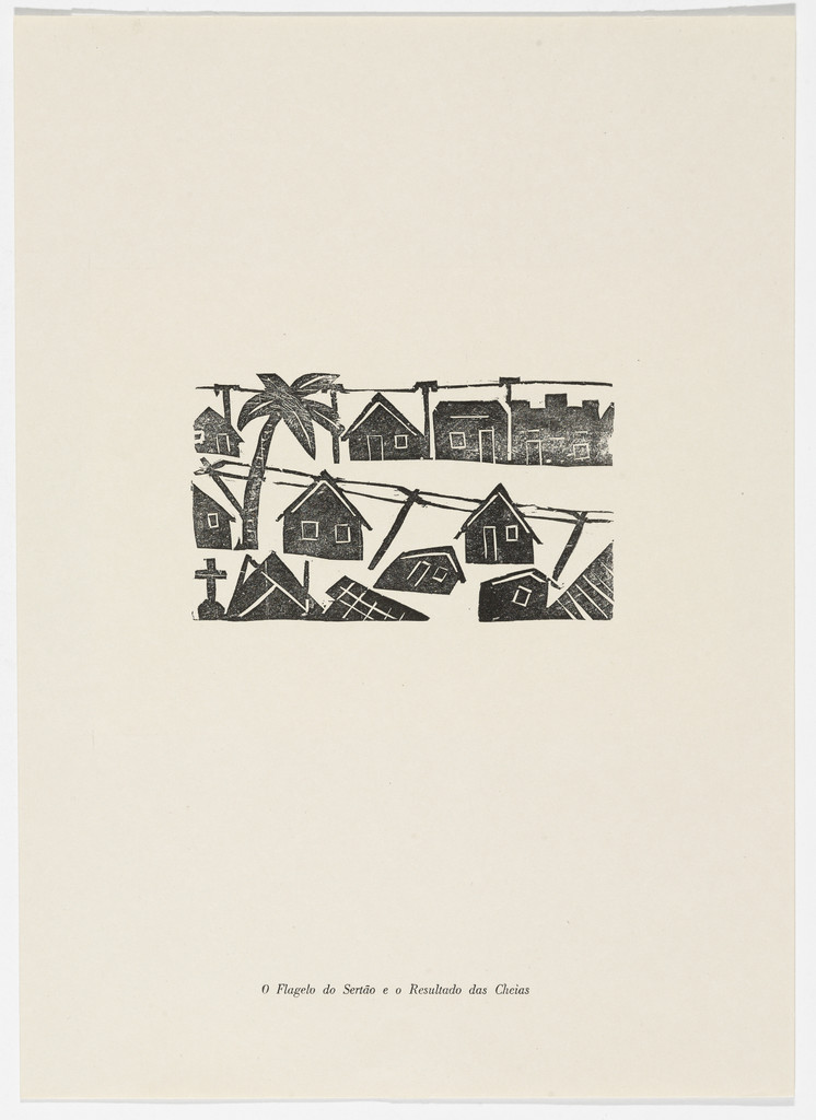 O Flagelo do Sertão e o Resultado das Cheias from the portfolio Xilogravura Popular do Nordeste (Popular Woodcuts of the Northeast)
