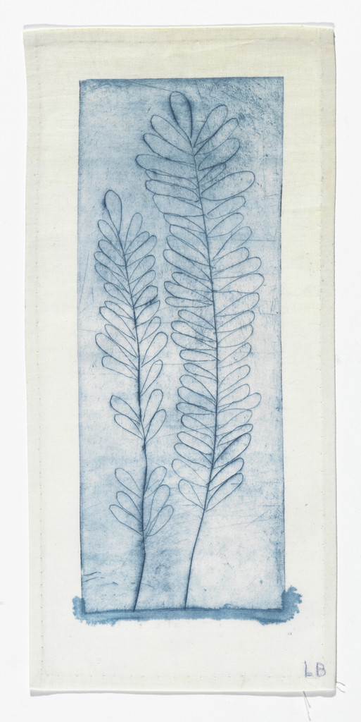 Untitled (Two Branches), in Les Arbres (4), from the editioned series of portfolios, Les Arbres (1-6)