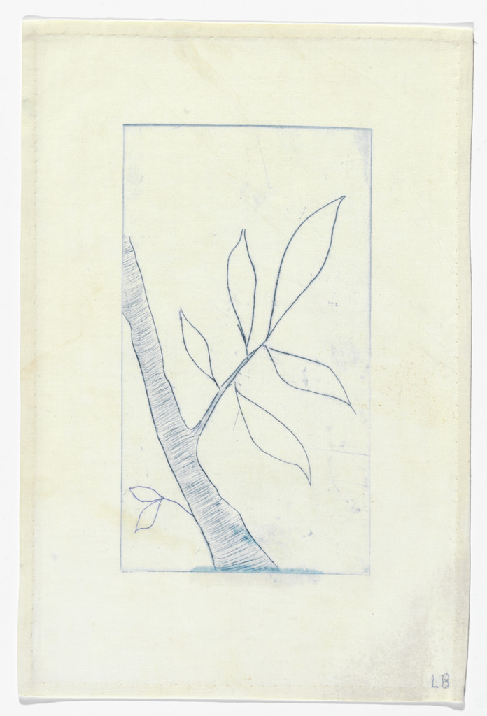 Untitled (Branch with Two Offshoots), in Les Arbres (5), from the editioned series of portfolios, Les Arbres (1-6)