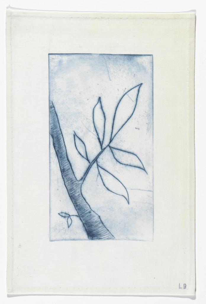 Untitled (Branch with Two Offshoots), in Les Arbres (5), from the editioned series of portfolios, Les Arbres (1-6)