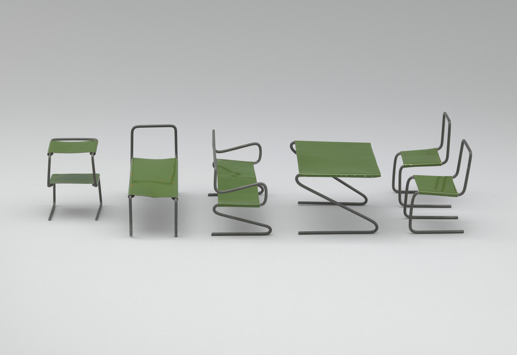 Modernist dollhouse furniture