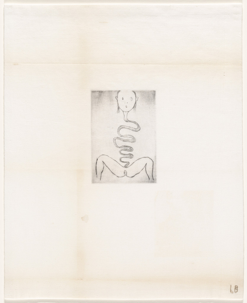 La Nausée, plate 22 of 24, from the series, Self Portrait