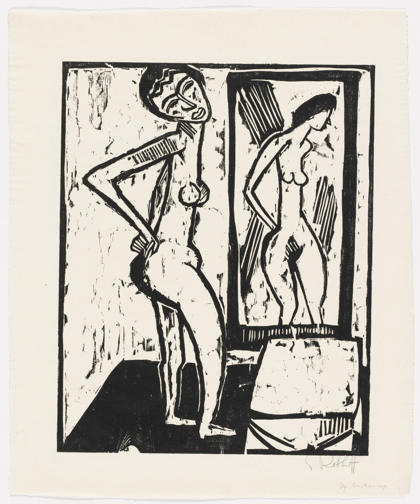 Girl before a Mirror (Mädchen vor dem Spiegel)