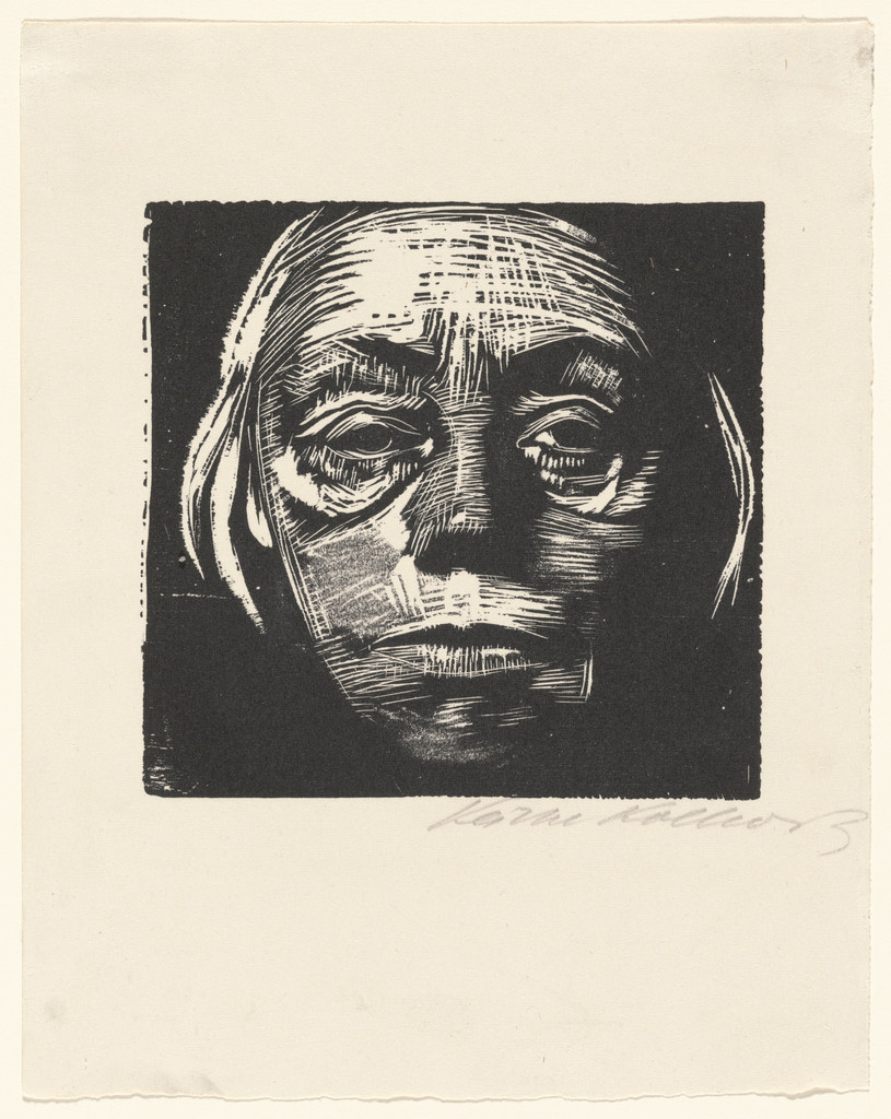 Frontal Self-Portrait (Selbstbildnis von vorn), state XIV/XIV