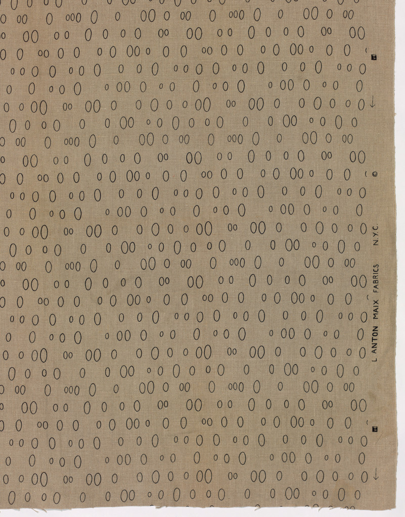 Ovals #2 textile (Drapery fabric)