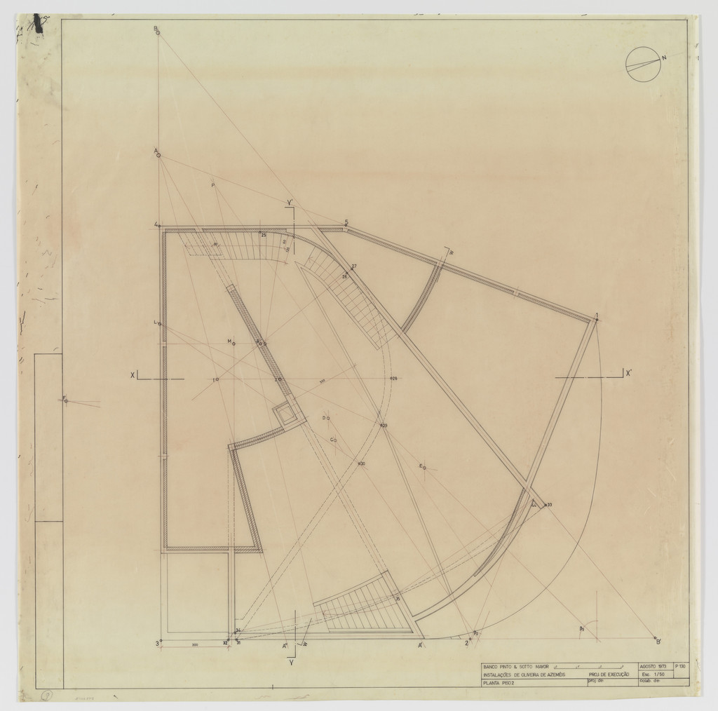 Banco Pinto & Sotto Mayor, Oliveira de Azeméis, Portugal (Second floor plan)