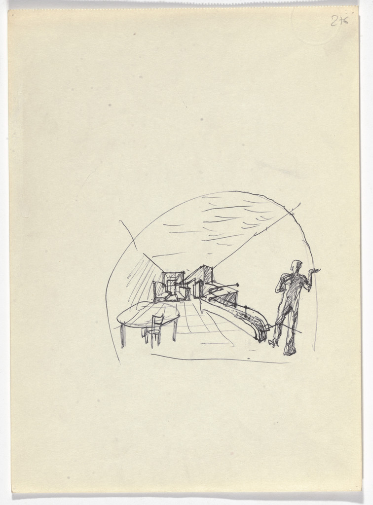 SAAL S. Victor Social Housing, Porto, Portugal (Perspective sketch)