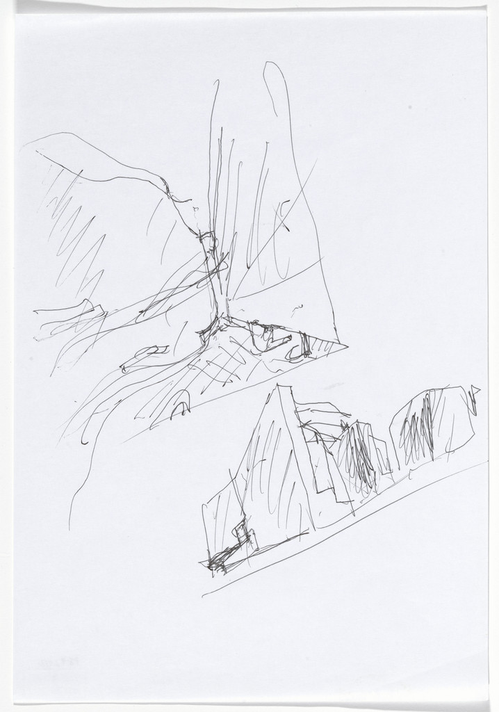 Iberê Camargo Museum, Porto Alegre, Brazil (Perspective sketches)