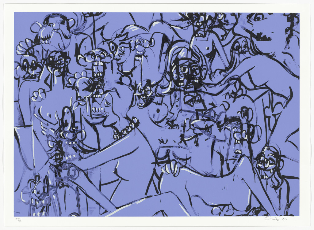 Blue Expanding Figures from 2006: Trance/Borders