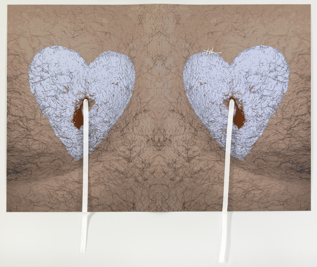 Every American Has Two Hearts (portfolio cover) from 2006: Trance/Borders