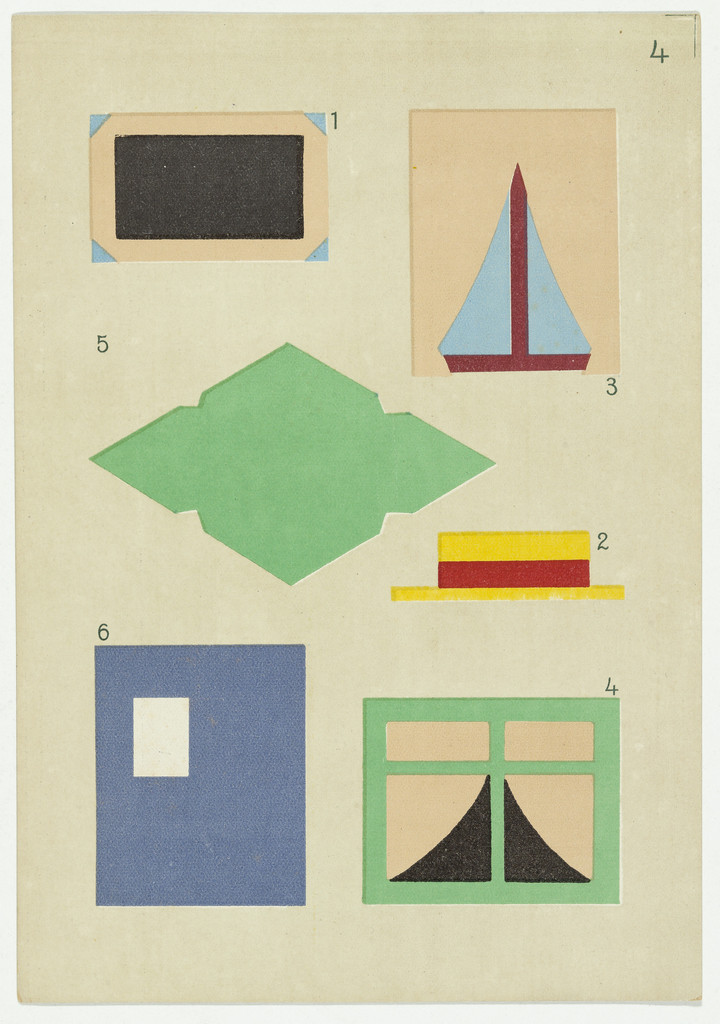 Gift 13: Paper Cutting (Kindergarten material based on the educational theories of Friedrich Froebel)