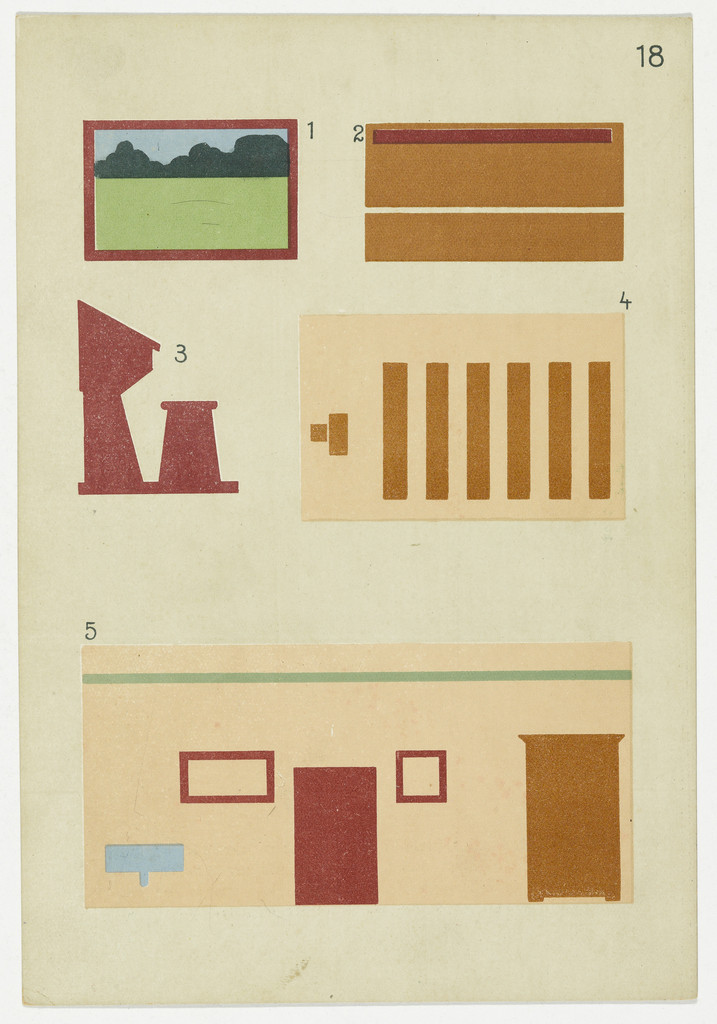 Gift 13: Paper Cutting (Kindergarten material based on the educational theories of Friedrich Froebel)