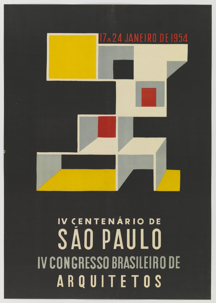 IV Centenário de São Paolo, Fourth Brazilian Congress of Architects, Sao Paulo, Brazil