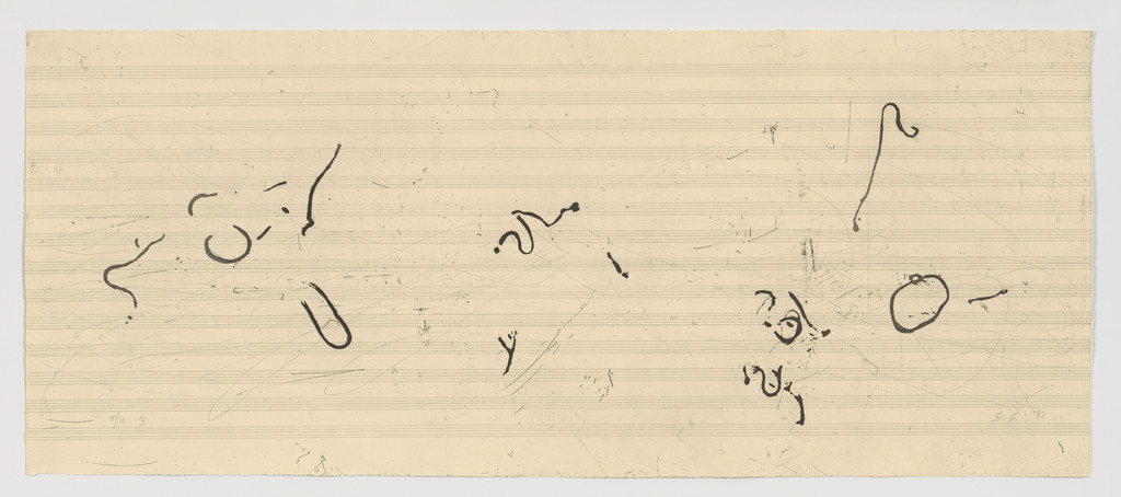 Untitled from A variation on 79, side to side passes on a dumball, dedicated to the memory of John Cage 1912-1992
