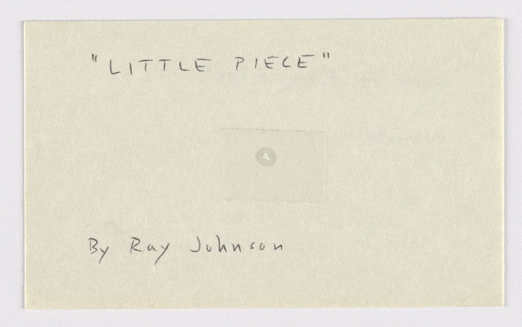 Little Piece by Ray Johnson