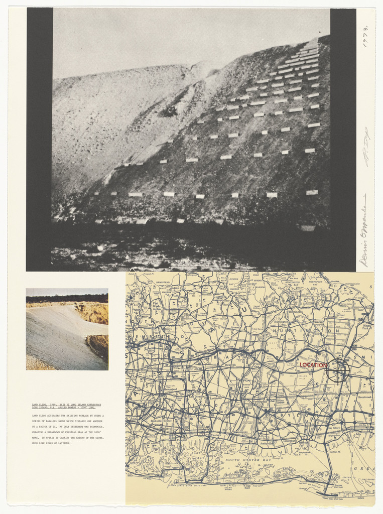Land Slide. 1968 from Projects by Dennis Oppenheim