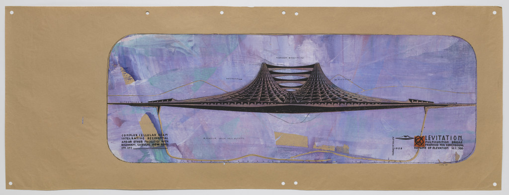 Levitation Multifunction Bridge Project, Luxembourg, Elevation